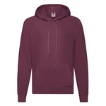 Burgundy Men's Hooded Sweat Sweat Fruit of the Loom