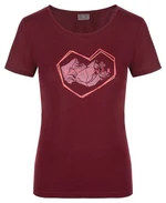 Women's outdoor T-shirt Kilpi GAROVE-W dark red