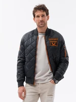 Ombre Men's insulated bomber jacket