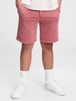 GAP Dětské kraťasy fleece pull-on shorts - Kluci