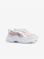 Pink Womens velúr tornacipők Tommy Jeans - Nők