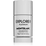 Montblanc Explorer Platinum deodorant v tyčince pro muže 75 g