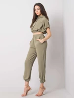 Khaki set by Janis RUE PARIS