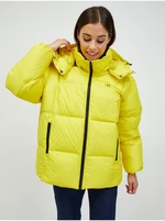 Yellow Womens Oversize Down Jacket Calvin Klein Jeans - Women