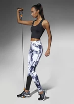 Bas Bleu CALYPSO sports leggings made of combined materials and stitching