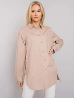 Beige cotton shirt