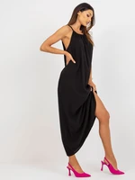 Black maxi dress on hangers by OCH BELLA