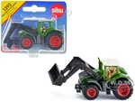 Fendt 1050 Vario Tractor with Front Loader Green with White Top Diecast Model by Siku