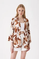 Bigdart 5862 Knitted Kimono - Tan