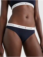 Tommy Hilfiger Woman's Thong Brief UW0UW03836DW5 Navy Blue