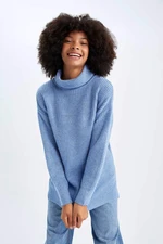 DEFACTO Oversize Fit Turtleneck Tunic