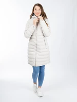 Women's quilted jacket GLANO - white