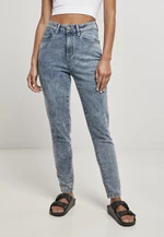 Women's High-Waisted Skinny Jeans - Light Blue