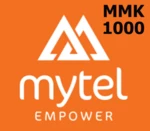 Mytel 1000 MMK Mobile Top-up MM