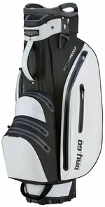 Bennington Dry GO 14 Grid Orga Water Resistant With External Putter Holder White/Black Torba na wózek golfowy