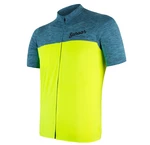 Men's Jersey Sensor Cyklo Motion Blue/Neon Yellow