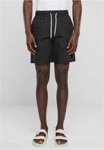 Men's Seersucker Shorts - Black