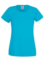 Blue Lady fit T-shirt Original Fruit of the Loom