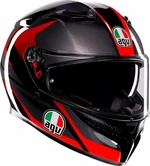 AGV K3 Striga Black/Grey/Red 2XL Casque