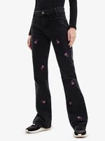 Desigual Vidin Jeans Černá