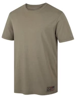 Husky  Tee Base M dark khaki, M Pánske bavlnené tričko