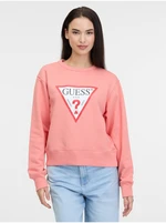 Women's Coral Sweatshirt Guess Original - Women