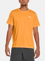 Oranžové pánske športové tričko Under Armour UA LAUNCH SHORTSLEEVE