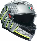 AGV K3 Fortify Grey/Black/Yellow Fluo XL Casca