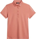 J.Lindeberg Tour Tech Womens Polo Burnt Coral M Tricou polo