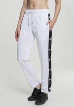 Women's sweatpants with wht/blk/wht button