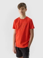 Chlapecké tričko s potiskem - oranžové
