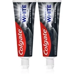 Colgate Advanced White Charcoal bieliaca zubná pasta s aktívnym uhlím 2x75 ml