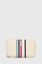 Peňaženka Tommy Hilfiger dámska,béžová farba,AW0AW16018