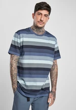 Yarn Dyed Sunrise Stripe Vintageblue T-Shirt