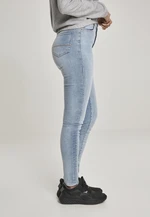 Women's High Waist Skinny Jeans - blue