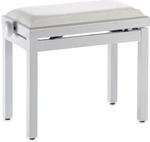 Stagg PB39 Tabouret de piano en bois Polished White