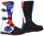 Forma Boots Boulder White/Red/Blue 41 Cizme de motocicletă