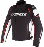 Dainese Racing 3 D-Dry Black/White/Fluo Red 46 Textildzseki