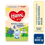 Hami 24+ s príchuťou vanilky 600 g,HAMI 4 Mlieko batoľacie s príchuťou vanilky 600 g