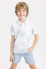 DEFACTO Boy Pique Short Sleeve Polo T-Shirt