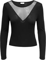 Jacqueline de Yong Dámské triko JDYKIRSA Regular Fit 15320228 Black XS