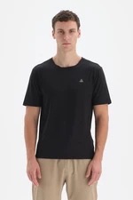 Dagi Black Crew Neck Short Sleeve T-Shirt