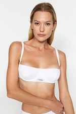 Trendyol X SaX Sagaza Studio White Seamless/Seamless Capless Wire Bra Bra