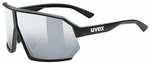 UVEX Sportstyle 237 Black Mat/Mirror Silver Lunettes vélo