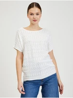 Cream Women's Short Sleeve Sweater ORSAY - Women