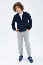 DEFACTO Boys Basic Zipper Pocket Jogger Tracksuit Bottoms