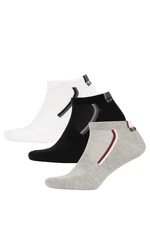 Men Defacto Fit 3 Pack Cotton Booties Socks