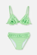 Dagi Green Frilled Bikini Set.