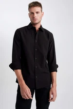 DEFACTO Slim Fit Long Sleeve Shirt