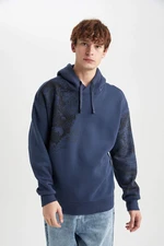 DEFACTO Oversize Fit Printed Sweatshirt